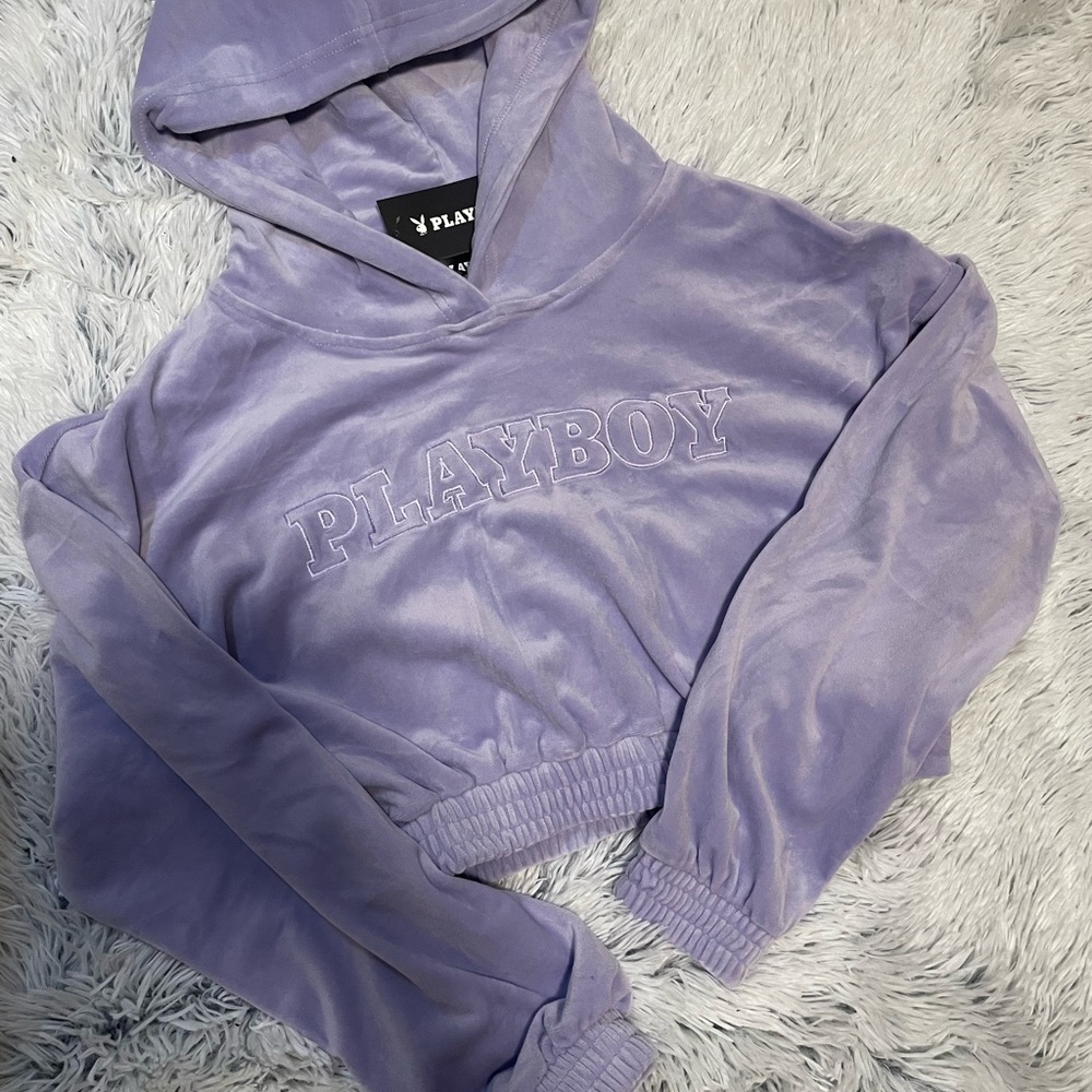 NWT - Playboy Velour Hoodie